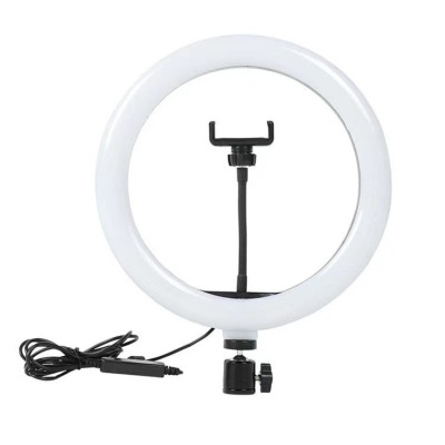 10-Inch Fill Light 12-Inch Ring Light 14-Inch with Three Phone Stands Three-Color Light Live Streaming Beauty Photography Fill Light