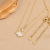Spring and Summer New Temperament Clavicle Chain Female Special-Interest Design Feeling a Dual-Wear Peach Heart Necklace Cold Wind Necklace Jewelry