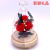 2022 New Luminous Love Glass Cover Preserved Fresh Babysbreath Rose 520 Valentine's Day Birthday Gift