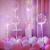 Valentine's Day Decoration Website Red Luminous Bounce Ball Romantic Announcement 520 Confession for Wedding Room Birthday Decoration Scene Layout