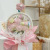 High Transparent Acrylic Bounce Ball Rose Bouquet Sweet Bubble Ball Packaging Material for Floral Decoration