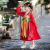 Children's Han Chinese Costume Autumn Girls Chinese Style Improved Ancient Dress Girls Ethnic Style Jacket and Dress Baby Princess Dress