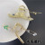 Antique Exquisite Flower Shell Tassel Grip Metal Barrettes Women's Back Hairpin High Sense Shark Clip Headdress