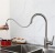Gun Gray Pull-out Kitchen Faucet Hot and Cold Water Washing Basin Sink Faucet Rotatable Retractable Faucet