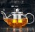 Wholesale Borosilicate Heat-Resistant Glass Flower Teapot Stainless Steel Filter Thickened Transparent Thickened Teapot Custom Logo