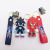 Cartoon Anime Epoxy Sonic the Hedgehog Sonic Keychain Doll Pendant Car Couple Key Pendants Bag Charm