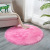 Factory Supply Pile Floor Covering Living Room Bedroom Office round Carpet Floor Mat Modern Minimalist Wool-like Carpet