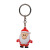 2022pvc Flexible Glue Christmas Keychain Santa Claus Christmas Tree Pendant Elk Keychain Stand Ornaments Gift
