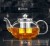 Wholesale Borosilicate Heat-Resistant Glass Flower Teapot Stainless Steel Filter Thickened Transparent Thickened Teapot Custom Logo