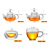 Borosilicate Heat-Resistant Glass Teapot Set Household Transparent Filter Kung Fu Tea Teaware Custom Logo One Piece Dropshipping