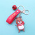 Pvc Three-Dimensional Christmas Keychain Children's Small Gift Doll Cartoon Santa Snowman Bell Christmas Deer