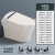 Household Smart Toilet Integrated Waterless Pressure Limit Instant Hot Hip Wash Foam Shield Smart Toilet Automatic