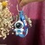 Cartoon PVC Soft Rubber Astronaut Keychain Stall Couple Bags Pendant Spaceman Key Ring Automobile Hanging Ornament