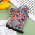 New Style Fashion Printed Thickening Design High Temperature Resistant Ethnic Style Microwave Oven Gloves Mat Baking Gloves