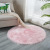 Factory Supply Pile Floor Covering Living Room Bedroom Office round Carpet Floor Mat Modern Minimalist Wool-like Carpet