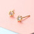 925 Silver Needle Zircon Stud Earrings for Women Simple and Compact High-Grade Earrings Golden Dongdaemun Earrings Eardrops Ear Rings