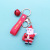 Pvc Three-Dimensional Christmas Keychain Children's Small Gift Doll Cartoon Santa Snowman Bell Christmas Deer