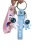 Cartoon PVC Soft Rubber Astronaut Keychain Stall Couple Bags Pendant Spaceman Key Ring Automobile Hanging Ornament