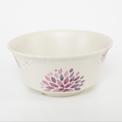 Vekoo Bamboo Factory Shop Bamboo Fiber Reverse Side Soup Bowl: Bf1162 Food Grade Household Green Tableware