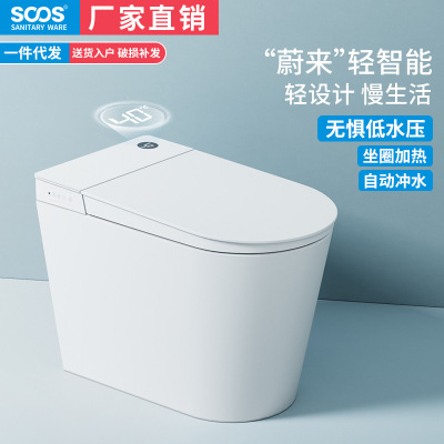 Soos Shengou Weilai Light Smart Toilet 60cm Small Apartment Small Size Seat Heating Water Pressure Limit