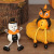 Amazon Cross-Border New Halloween Decorations Cute Cartoon Owl White Ghost Hanging Feet Doll Resin Decorations