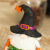 Cross-Border New Halloween Decorations Holding Pumpkin Faceless Old Wizard Witch Doll Resin Decorations