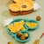 Airui 9120 Pumpkin Car Fruit Plate Snack Dish Nut Plate Snack Ultimatum Creative Cartoon Pumpkin Car Plate