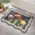 TIANCAI  Non-Slip Rubber Pad Soft Diatom Absorbent, Wavy New Style Door Mat Resist Dirt Anti-Slip Carpet