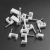 Cable Clips 4-14mm Square round Plastic Nylon Wire Fasteners Telephone Network Line Fixed Studs Wire Pressing Clip