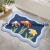 TIANCAI  Non-Slip Rubber Pad Soft Diatom Absorbent, Wavy New Style Door Mat Resist Dirt Anti-Slip Carpet