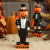 Amazon Cross-Border New Halloween Decorations Gentleman Pumpkin Doll Resin Decorations