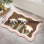 TIANCAI  Non-Slip Rubber Pad Soft Diatom Absorbent, Wavy New Style Door Mat Resist Dirt Anti-Slip Carpet