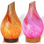 New 3D Glass Amber Art Aromatherapy Humidifier Manufacturer Glass Colorful Creative Air Essential Oil Humidifier