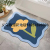 TIANCAI  Non-Slip Rubber Pad Soft Diatom Absorbent, Wavy New Style Door Mat Resist Dirt Anti-Slip Carpet