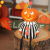 Cross-Border New Halloween Decorations Funny Pumpkin Clown Resin Decorations Holiday Atmosphere Home Display Window Set