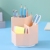 Large-Capacity Pen Container Students Stationery Storage Box 360 Degrees Spinning Creative Oblique Insertion Plastic Stationery Pencil Storage Case