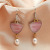 Meiyu AliExpress Cross-Border European and American Popular Women's Unique Ear Hooks Earrings Retro Long Alloy Pearl Earrings for Women