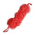 Three Sections Ball Net Red Bath Children Adult Rubbing Back Large Super Soft Anti-Scatter Loofah Bath Ball Manufacturer Recommended