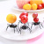 Gu Yi Party Series Ant Toothpick Industrious Horse Ant Fruit Fork a Box of 12