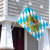 90 * 150cm Bavarian Flag 68D Digital Blue and White Plaid German Oktoberfest Flag