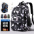 Wholesale Foreign Trade Large-Capacity Backpack New Outdoor Travel Business Leisure Backpack Oxford Camouflage Student Schoolbag