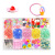 Cross-Border European and American Children's Hair Accessories Acrylic Silicone Duckbill Clip Rubber Band Bow Handmade DIY Suit Set Box