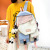Schoolbag Female Ins Style Japanese Style Fresh Contrast Color Large-Capacity Backpack Junior High School High School and College Student Backpack Mori Style