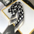 Hepburn Style Fashion Big Polka Dot Silk Scarf Female Imitated Silk Scarves Striped All-Matching Scarf Sunscreen Shawl Small Square Towel