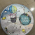 Cashmere-like round Carpet Home Bedroom Balcony Children Room Bedside Mats Living Room Floor Mat Plush Foot Mat Door Mat