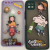 Stall Entrepreneurship Creative Cartoon Funny Emoji Text Fondle Admiringly DIY Handmade Creative Phone Case