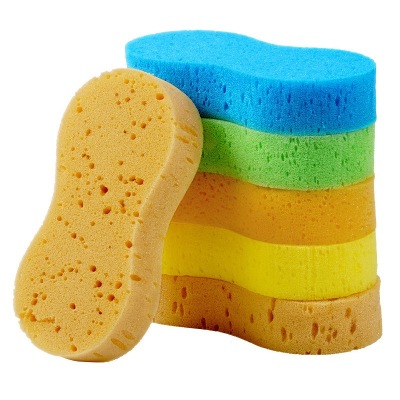 Factory Customized 8-Word Large Car Wash Sponge Car Cleaning Waxing High Density Spong Mop Vacuum Compression