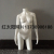 Underwear Mannequin Mannequin Male Model Underwear Mannequin Bright White Glass Half-Body Model Direct Sales