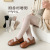 2022 New Children's Pantyhose Anti-Pilling Spring and Autumn Girls' Leggings Combed Cotton Twist Open-End Baby Socks