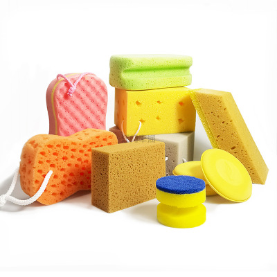 SOURCE Factory Customized Various Styles Car Sponge Car Cleaning Beauty Waxing High Density Large Water-Absorbing Sponge Wiper